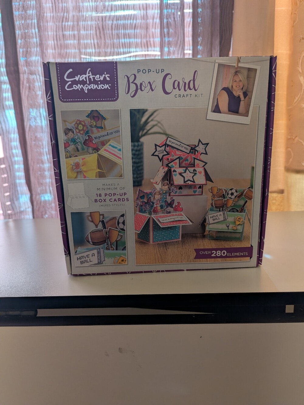 NEW Crafters Companion Pop-Up Box Card Craft Kit - 280 Elements, #24